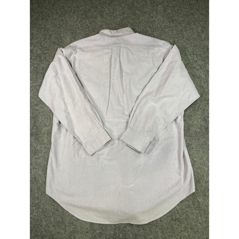 Ralph Lauren Long Sleeve‎ Button Down Shirt Mens 16-33 Lavender Pony Logo - Picture 7 of 8